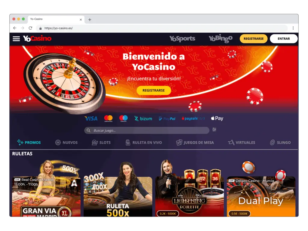 yo casino online